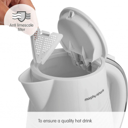 Morphy Richards 108269 1.5L Dune WH Plastic Kettle