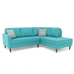 Cove Sofa Corner LAF LVST+RAF Chaise Blue Teal