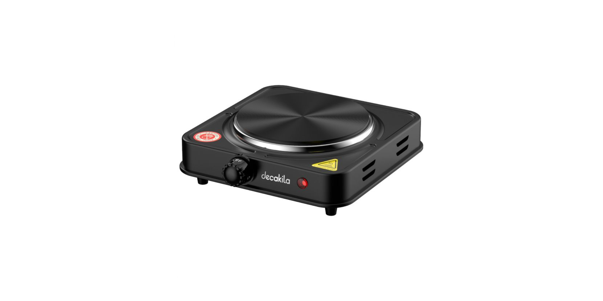 Decakila KECC004B Portable One Burner Heavy Duty Hotplate "O"
