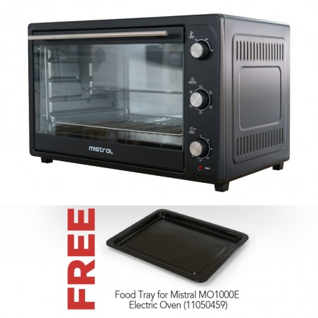 Mistral MO1000E 100L Black 2200W Electric Oven Free Food Tray