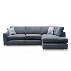 Delta Sofa Corner D.Grey Fabric