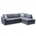 Delta Sofa Corner D.Grey Fabric