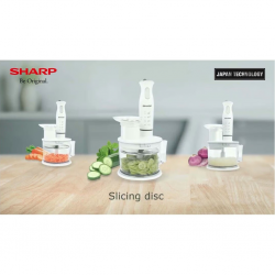 Sharp EM-FP41-W3 5-in-1 2YW Food Processor "O"