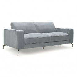 Jade 3 Seater Ponny Fabric Grey Colour