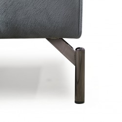 Jade 3 Seater Ponny Fabric Grey Colour