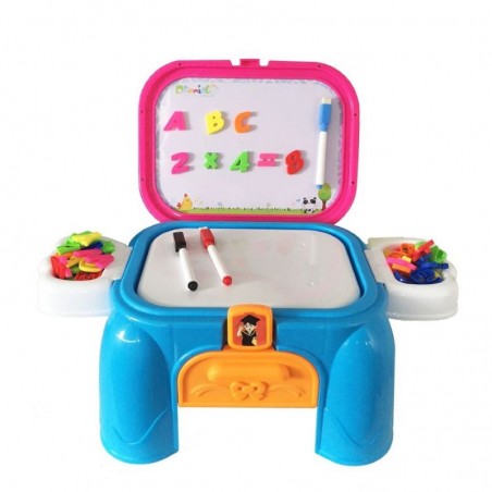 Masen 2 In 1 Learning Desk Playset 57 Pcs