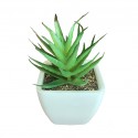 Artificial Mini Plant Tabletop Green W7xD7xH12 cm