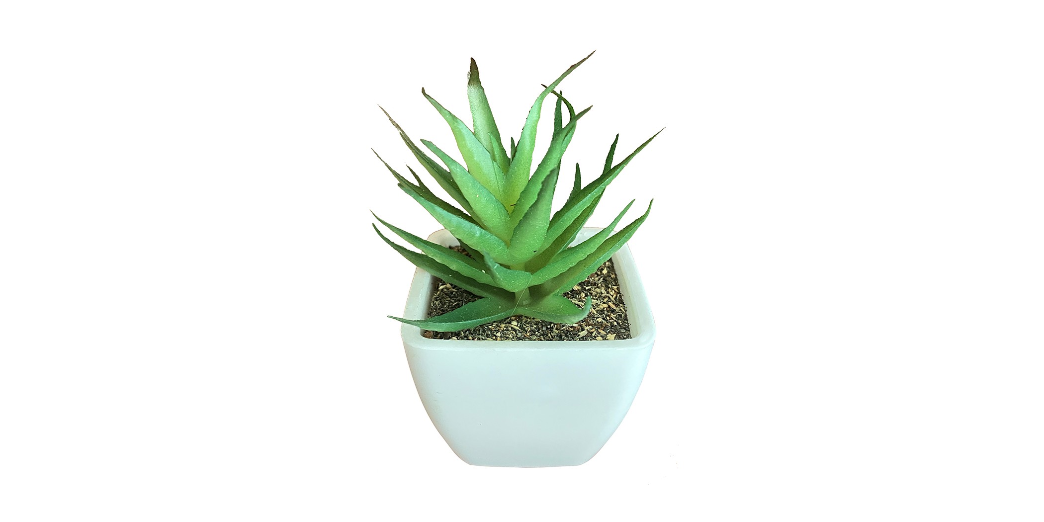 Artificial Mini Plant Tabletop Green W7xD7xH12 cm