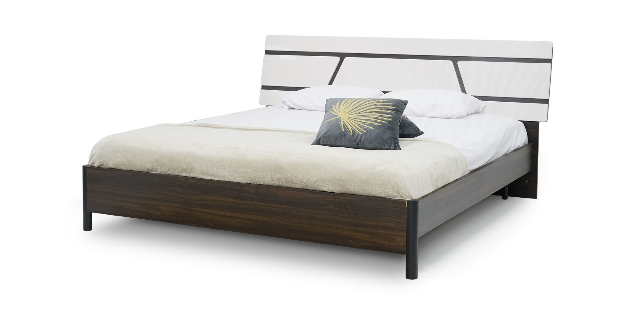 Raimona Bed 180x200 cm Brown & Cream