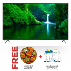 JVC LT-70N7105M 70" UHD SMART TV & Free Soccer Ball + Sports Jacket