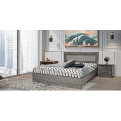 Feori Bed 180x200 cm Grey