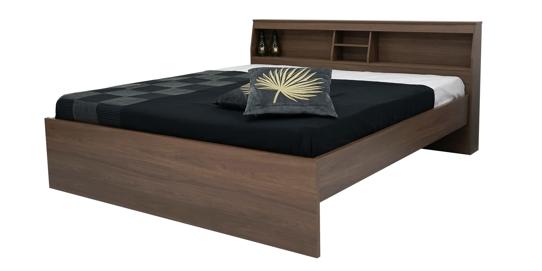 Garden Bedroom Set 180x200 cm Castanho Color