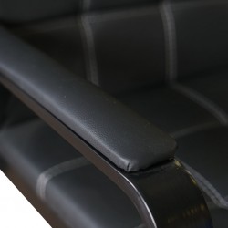 Comfy Leisure Sofa PU Leather 3 Seater
