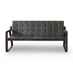 Comfy Leisure Sofa PU Leather 3 Seater