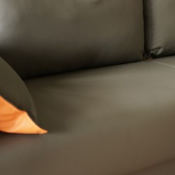 Modern Furniture Office Sofa Single PU Leather