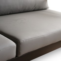 Comfy Leisure Sofa Double Seater PU Leather