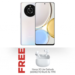 HONOR X9 Titanium Silver & Free Honor X3 lite earbuds