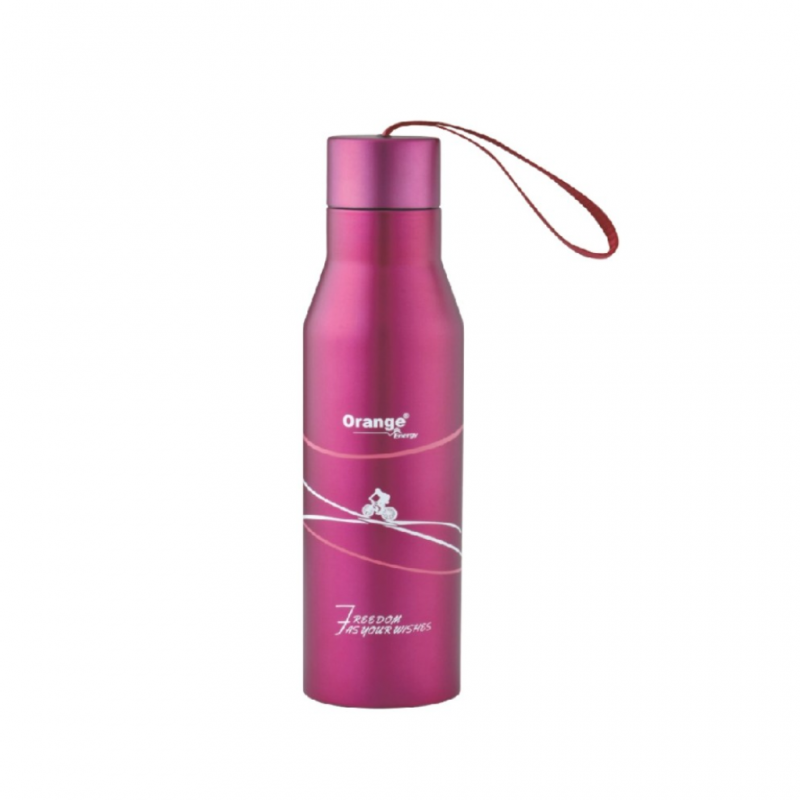 Orange Racer 750ml Metallic Pink Hot & Cold Flask