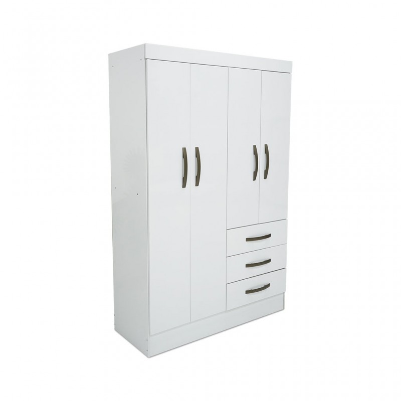 Sino Wardrobe 4 Doors White Sino Wardrobe 4 Doors White