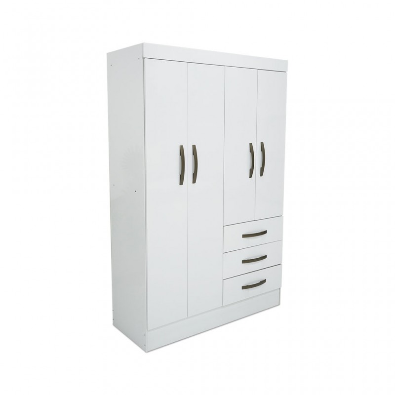 Sino Wardrobe 4 Doors White