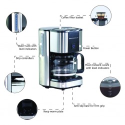 Wonderchef WON493 Regalia Brew 2YW Coffee Maker - 63153595 "O"