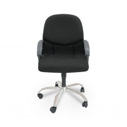 Stema Low Back Chair Black Fabric