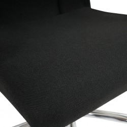 Stema High Back Chair Black Fabric
