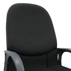 Stema High Back Chair Black Fabric