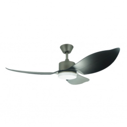 D'Fan by Mistral SPACE46-GB 46” Grey Black Ceiling Fan With LED Light & Remote Control