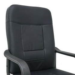 Laska Mid Back Office Chair Black With Armrest