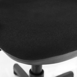 Baxton Back Office Chair Black With Armrest