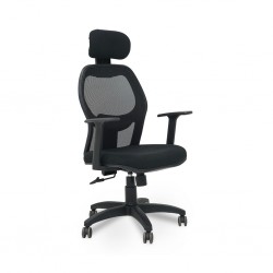 Furmax High Back Office Chair Black With Armrest