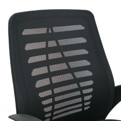 Lorell Medium Back Office Chair Black With Armrest