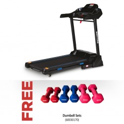 Bodytone DT18 Treadmill & Free Dumbbell Set