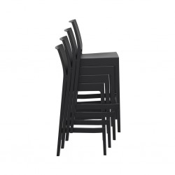 Siesta Maya Bar Stool Black 75cm Ref 099