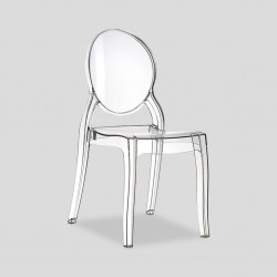 Siesta Elizabeth Chair Clear Transparent Ref 034