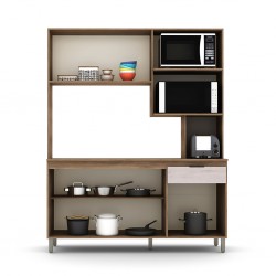 Star Kitchen Cabinet Amendao/Nature 5 Drs & 1 Drawer