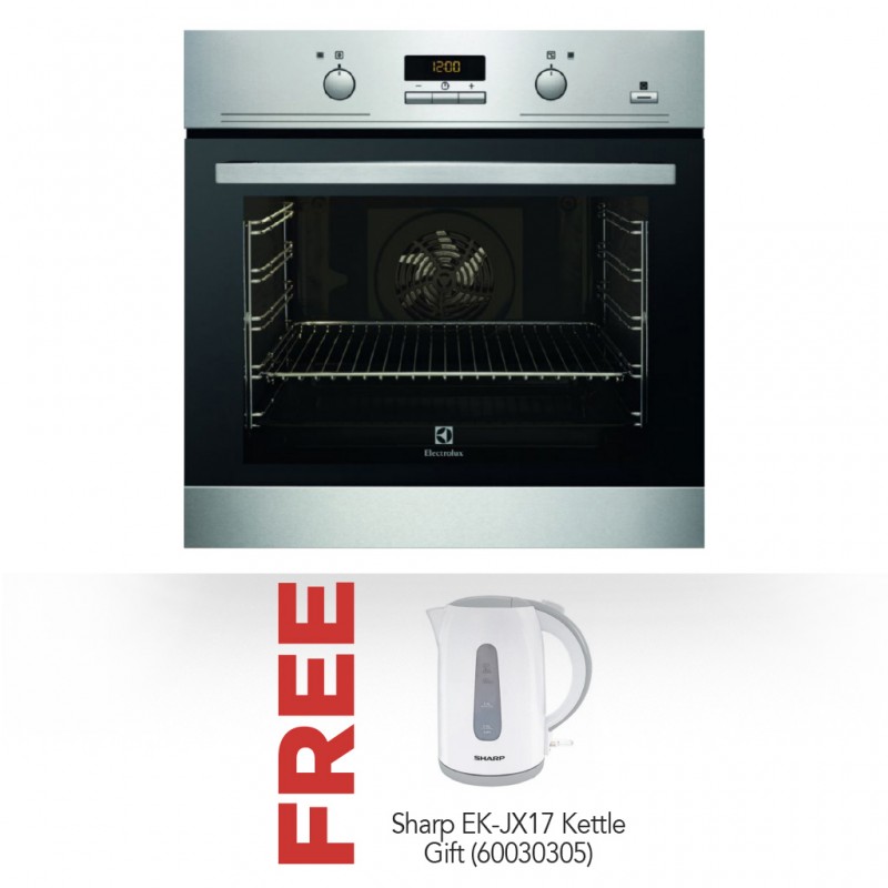 Electrolux EOB3434BOX Builtin Oven & Free Sharp EKJX17 Kettle