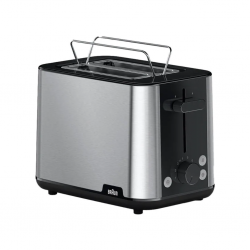 Braun HT101BI-HT1510BK 2 Slots S/S - Black Toaster