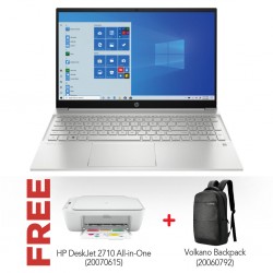 HP Pavilion Core i3-1115G4 Strelka 20C2 & Free HP DeskJet 2710 All-in-One (Wireless) + Volkano Laptop Backpack VK-7137