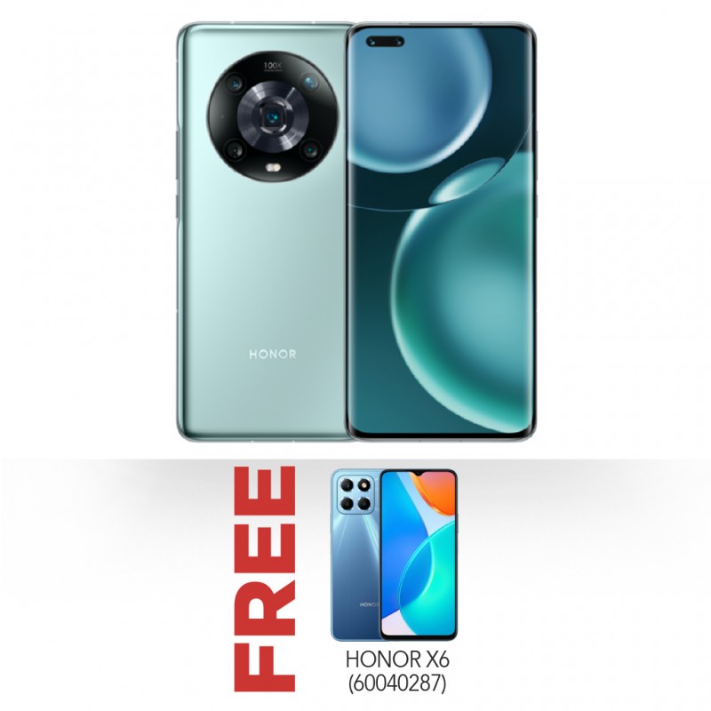 HONOR Magic 4 Pro Cyan & Free HONOR X6