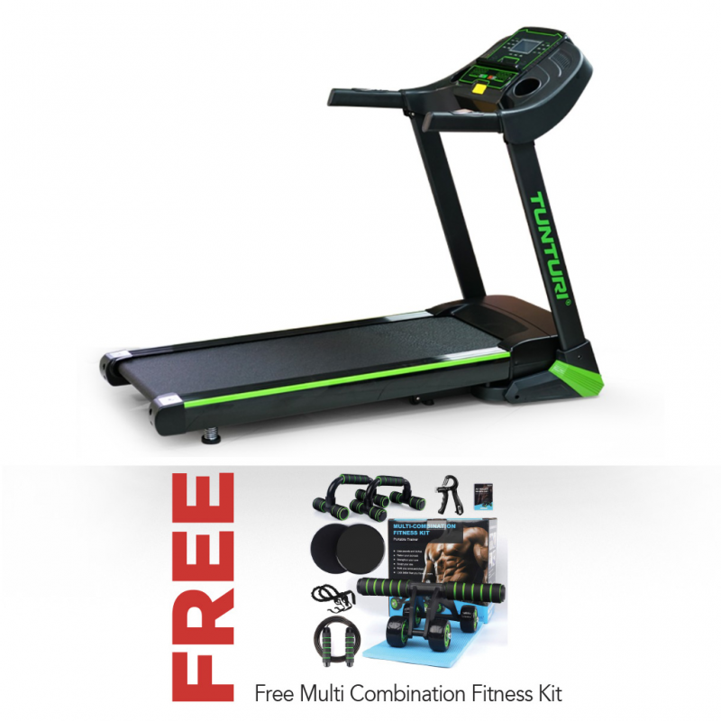 Tunturi TM145 Treadmill & Free Multi Combination Fitness Kit