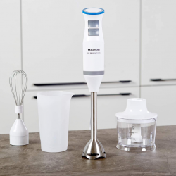 Taurus Bapi 1000 Rocket Plus WH 1000W Hand Blender With Chopper jar, Whisk & Measuring Cup- 916377000