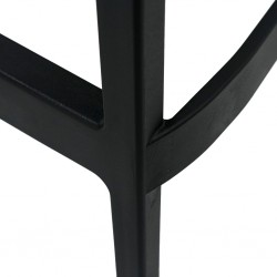 Siesta Maya Bar Stool Black 75cm Ref 099