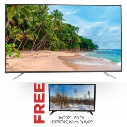 JVC LT-75N775M 75" UHD SMART TV & Free JVC LT-32N355 32'' HD DVB-T2 TV