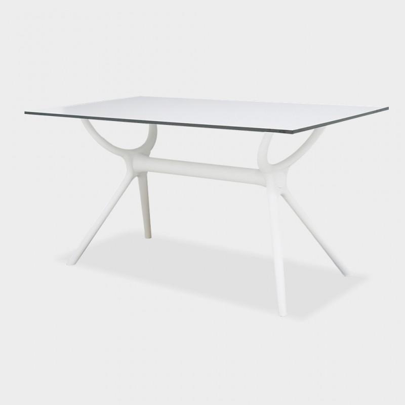 Siesta Air Table Top & Air Leg White 80x140cm
