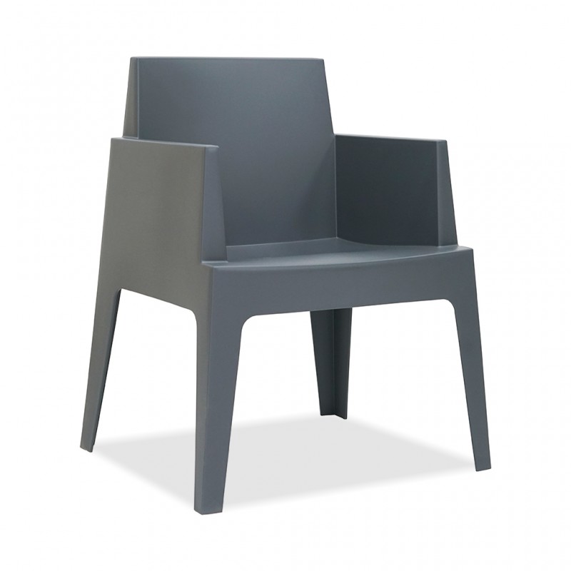 Siesta Box Armchair Dark Grey Ref 058 Siesta Box Armchair Dark Grey Ref 058
