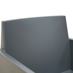 Siesta Box Armchair Dark Grey Ref 058