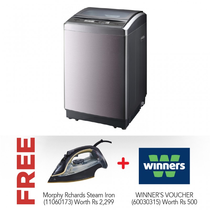 Ocean OTLN 1510P Washing Machine & Free Morphy Richards 300302/EER Crystal Clear Gold Steam Iron + Free Winner's Voucher Rs 500