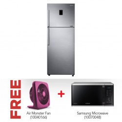 Samsung RT38K5400S9/EF Refrigerator & Free Air Monster Fan + Samsung Microwave
